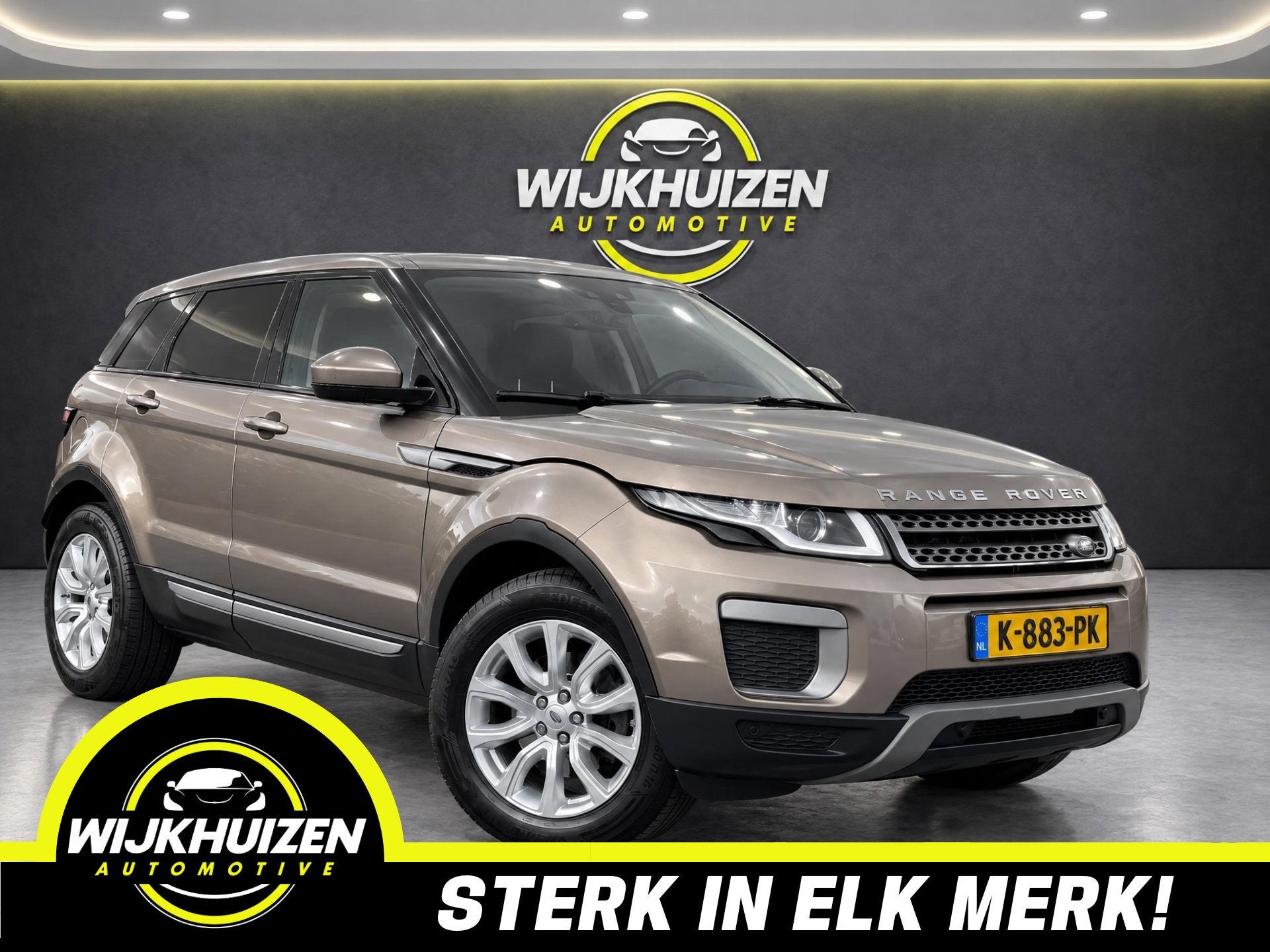 Land Rover Range Rover Evoque 2.0 TD4 Pure Automaat met Pano, Auto's, Automaat, Dealer onderhouden, Gebruikt, Automatische klimaatregeling
