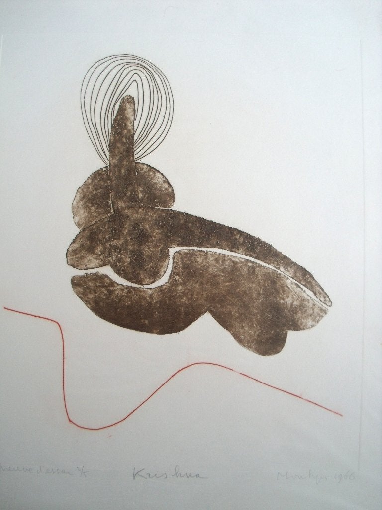 Jan Montyn (1924-2015) zonder titel - nr. 2/5 - 1966, Ophalen of Verzenden