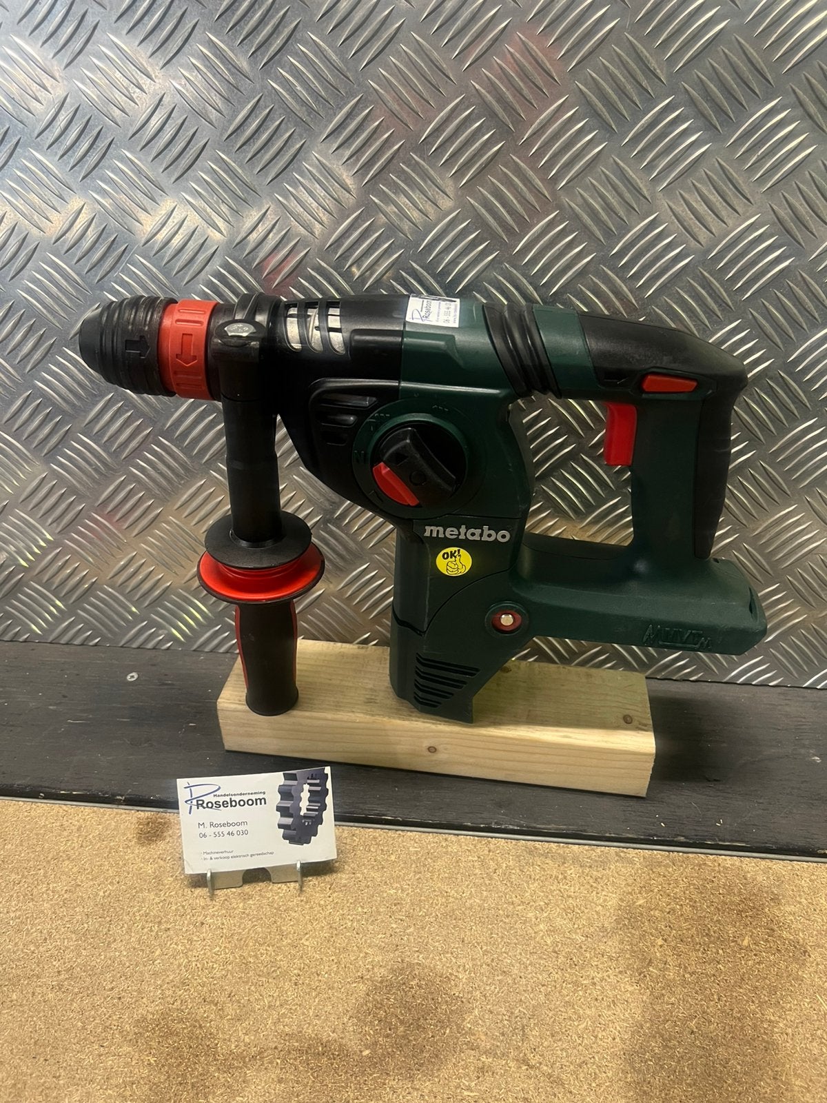 Metabo accu boorhamer met hakfunctie type KH36LTX werkt goed, Doe-het-zelf en Verbouw, Www.metabo.com, Gebruikt, Boor- en/of Breekhamer