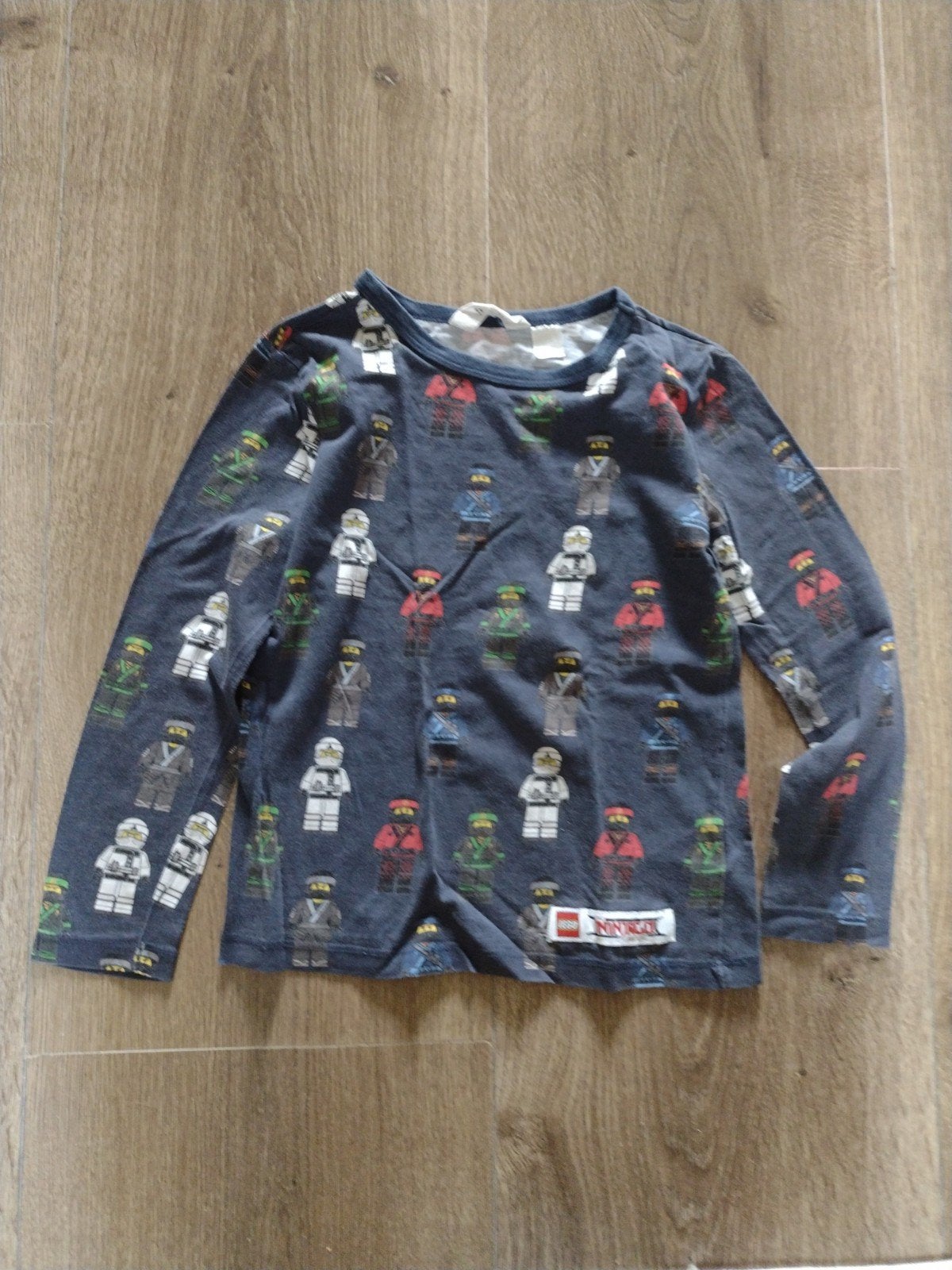 Ninjago longsleeves maat 122/128, Ophalen, Gebruikt, Shirt of Longsleeve, Jongen