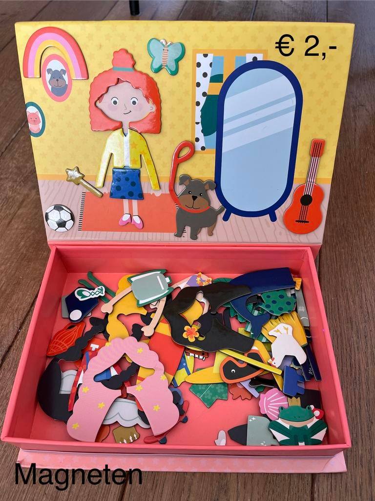 Hema magneetspel fashion, Kinderen en Baby's, Speelgoed | Educatief en Creatief, Ophalen of Verzenden, Zo goed als nieuw