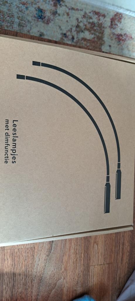 Nieuwe buigbare leeslampjes met dimfunctie (set van 2), Ophalen of Verzenden, Nieuw