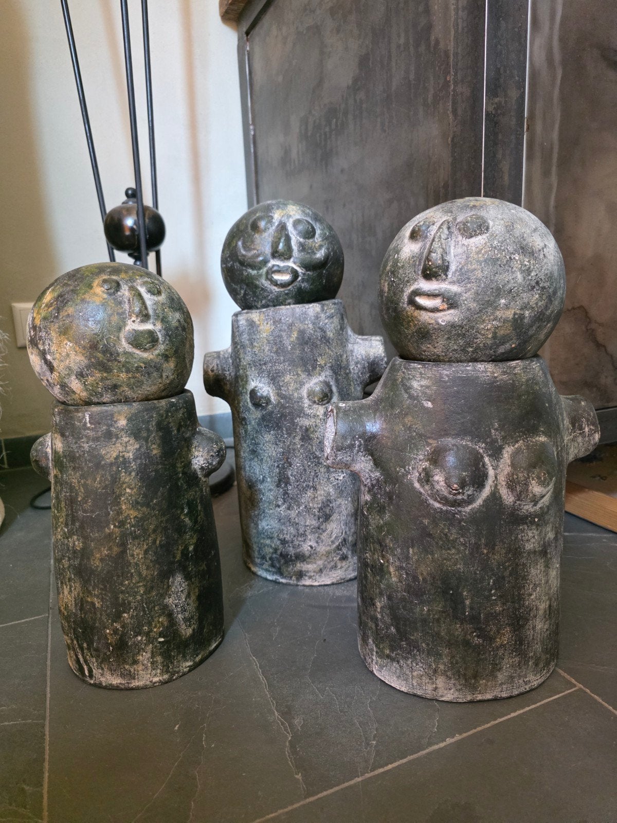 3 keramische beelden. Brutalistische beelden, Verzamelen, Beelden en Beeldjes, Zo goed als nieuw, Mens, Ophalen
