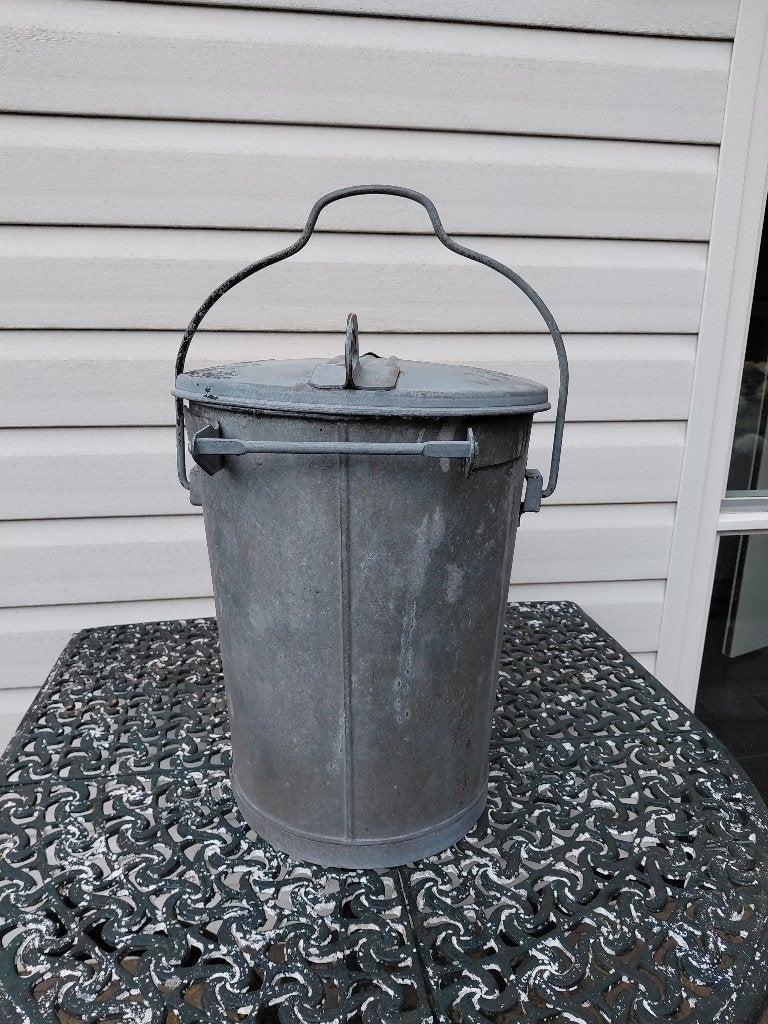 vuilnisbak vintage, Antiek en Kunst, Ophalen