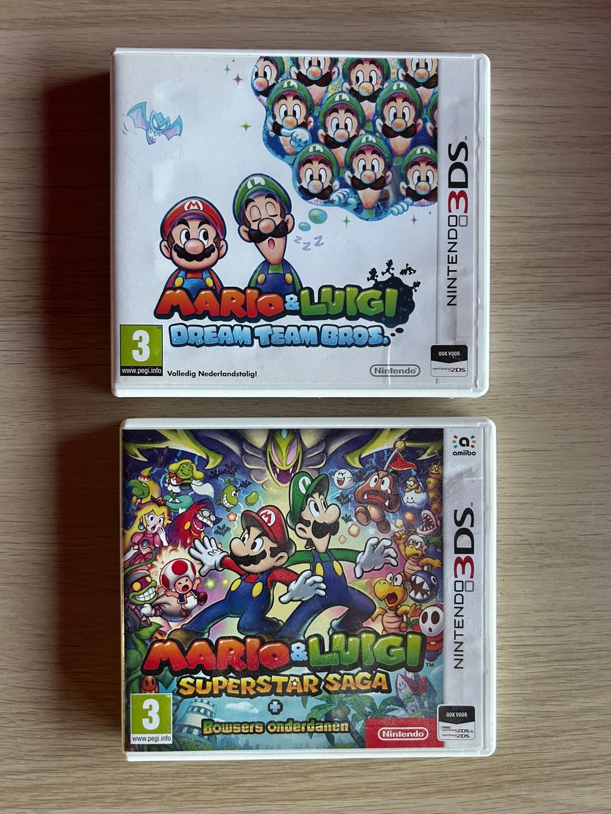 Mario & Luigi Dream Team Bros en Superstar Saga 3DS, Spelcomputers en Games, 1 speler, Ophalen of Verzenden, Zo goed als nieuw