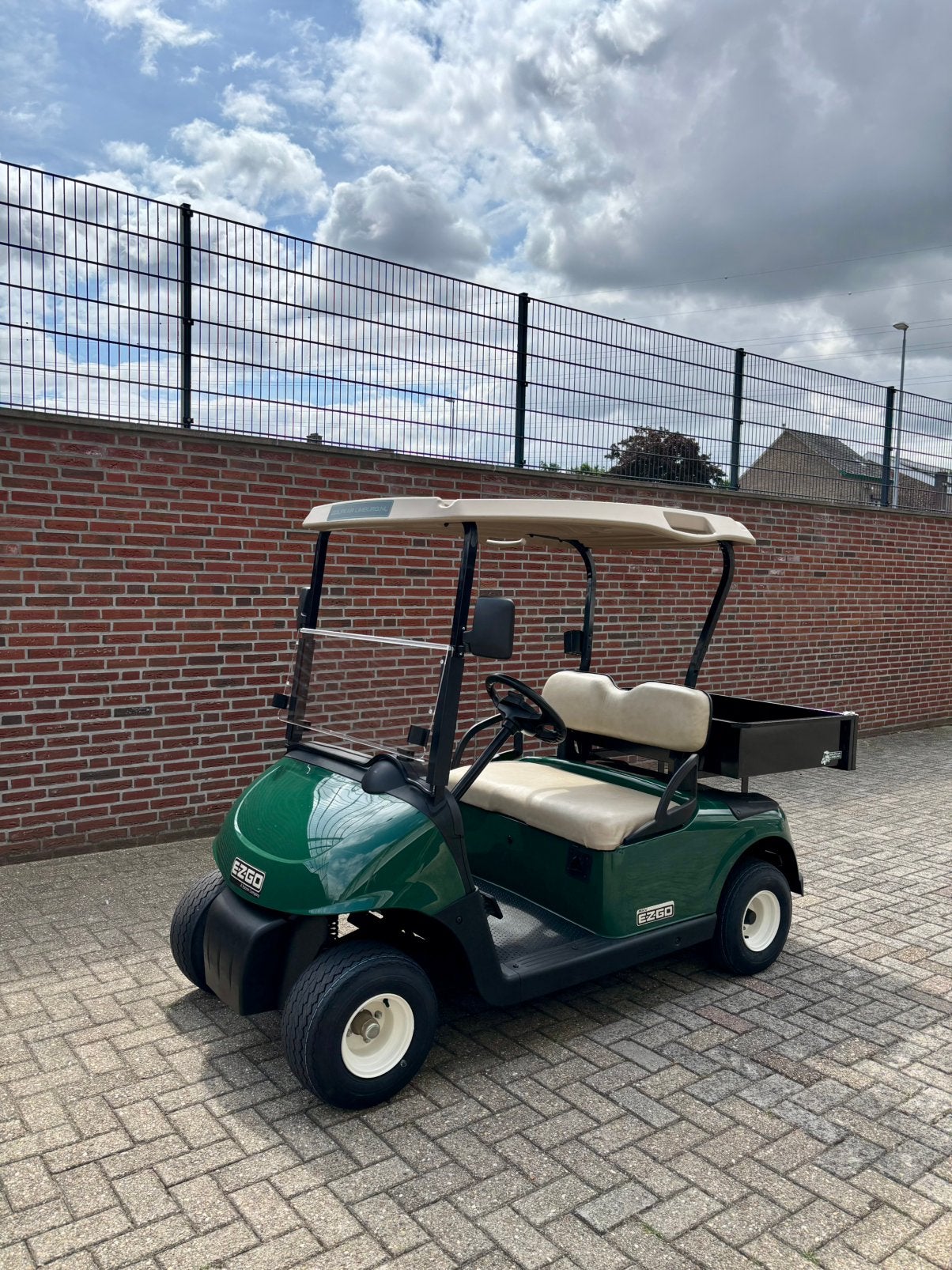 Prachtige Elektrische Ezgo Golfkar Met Nieuwe Werkbak, Ophalen of Verzenden, Zo goed als nieuw, Golfkar