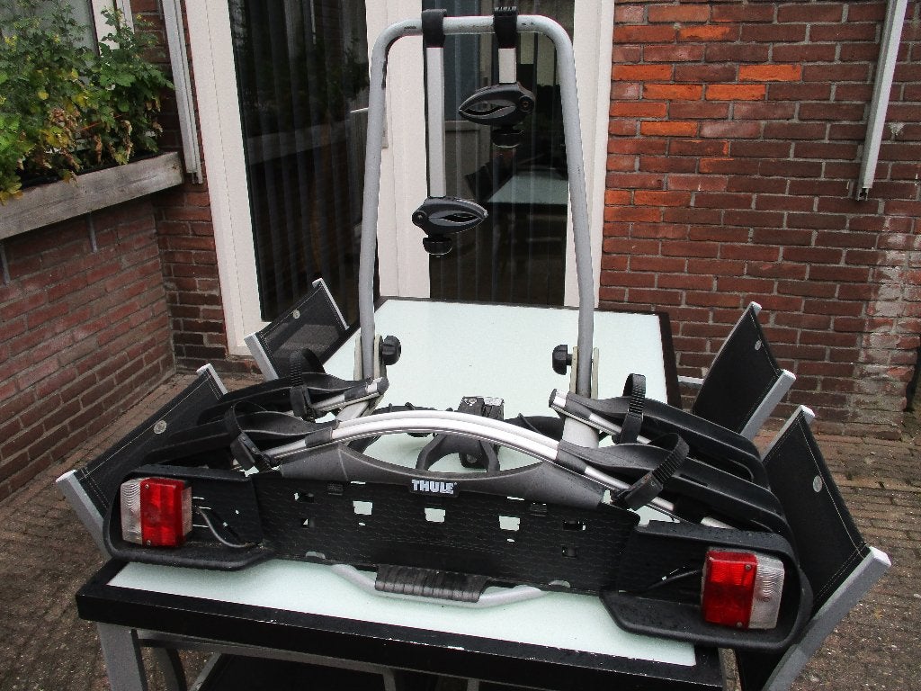 Thule EuroWay G2 923 Fietsendrager voor 2 fietsen ook E-Bike, Ophalen, Elektrische fiets, Zo goed als nieuw, 2 fietsen