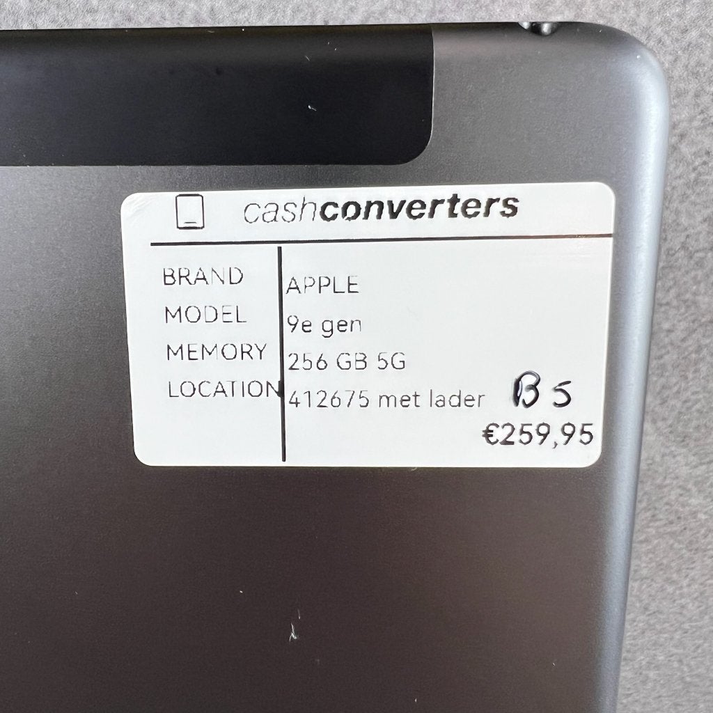 Apple Ipad 9th gen 256GB | lader | A2604 | Wifi/sim 412675, Computers en Software, Apple iPads, 10 inch, Gebruikt, Apple iPad