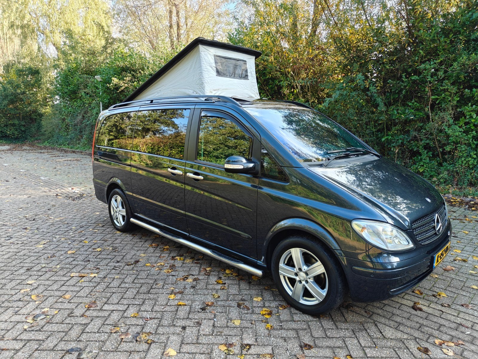 Mercedes-Benz Viano Camper 3.0 v6 2007 Zwart, Automaat, Achterwielaandrijving, Zwart, 255 €/maand