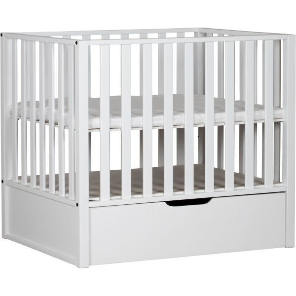 Box wit met lade - verstelbare bodem incl. Matras., Kinderen en Baby's, Boxen, Ophalen, Gebruikt