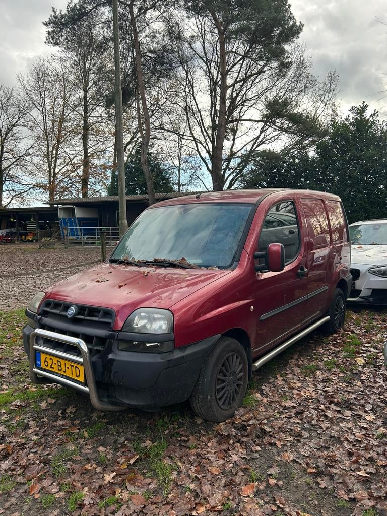 Fiat Doblo 1.9JTD Export, Zwart, Bedrijf, Astra, Te koop