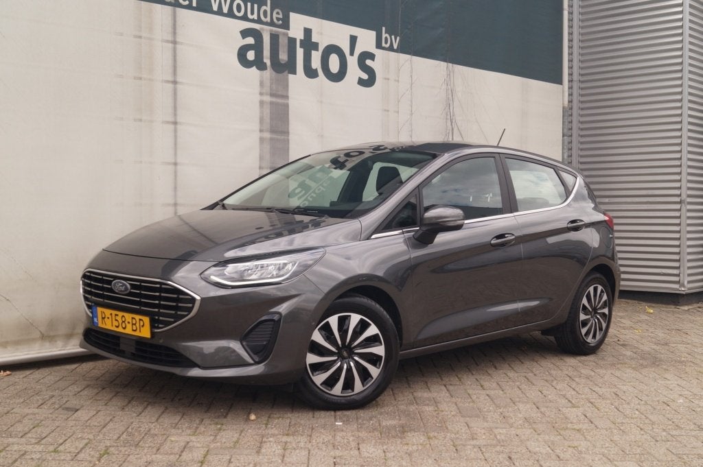 Ford Fiesta 1.0 EcoBoost 125pk Hybrid Titanium -ECC-CAM-TREK, Voorwielaandrijving, Gebruikt, Euro 6, Automatische klimaatregeling