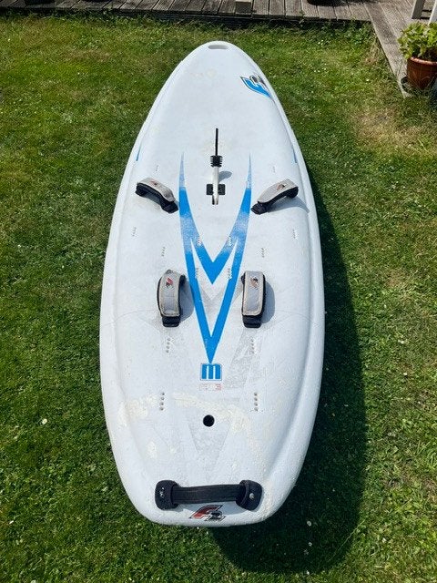 F2 windsurfplank met zwaard voor beginner of herintreder, Watersport en Boten, Windsurfen, Ophalen, 250 tot 300 cm, Gebruikt, F2