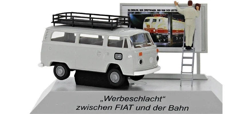 VW T2 met reclamebord, Ophalen of Verzenden, Nieuw, Auto, Brekina