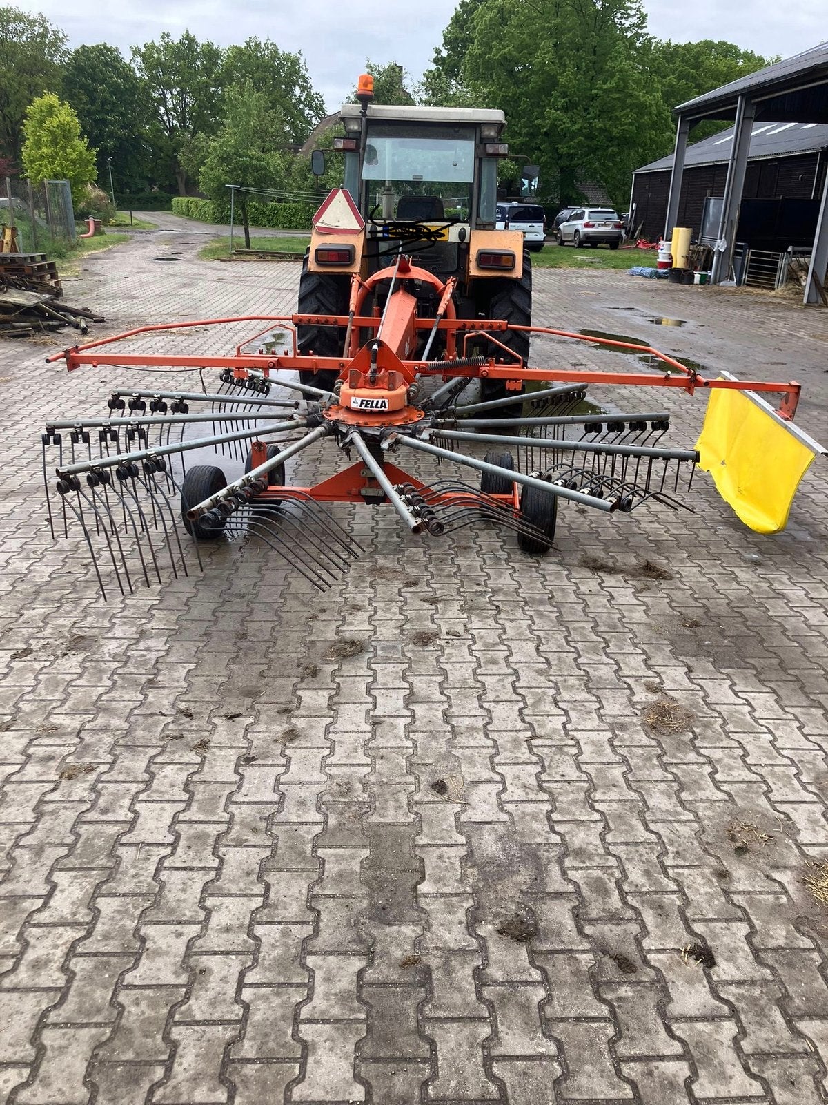 Fella hark krone schudder, Ophalen, Weidebouw