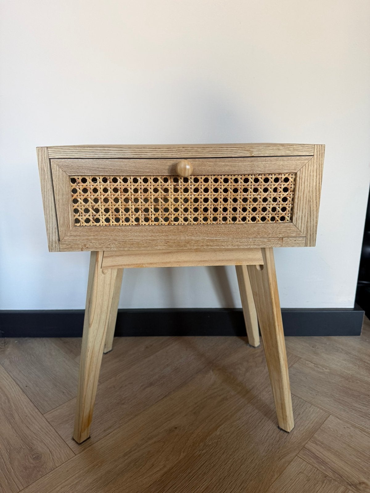 Nachtkastjes rotan Xenos, Ophalen, Gebruikt, Minder dan 45 cm