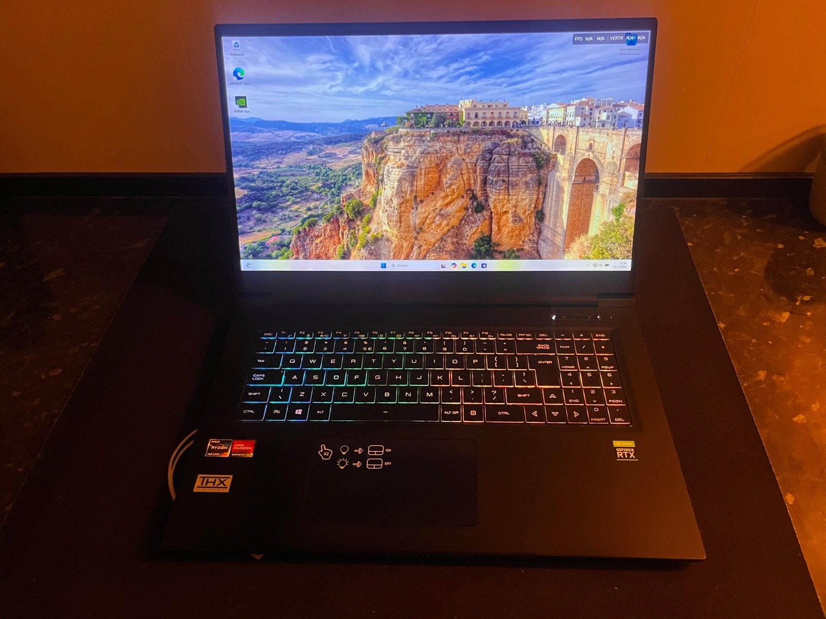 Erazer Beast X25 Gaming Laptop RTX 380  16 Gb  2560x144 QHD, Computers en Software, Windows Laptops, Ophalen, Gebruikt, Met videokaart