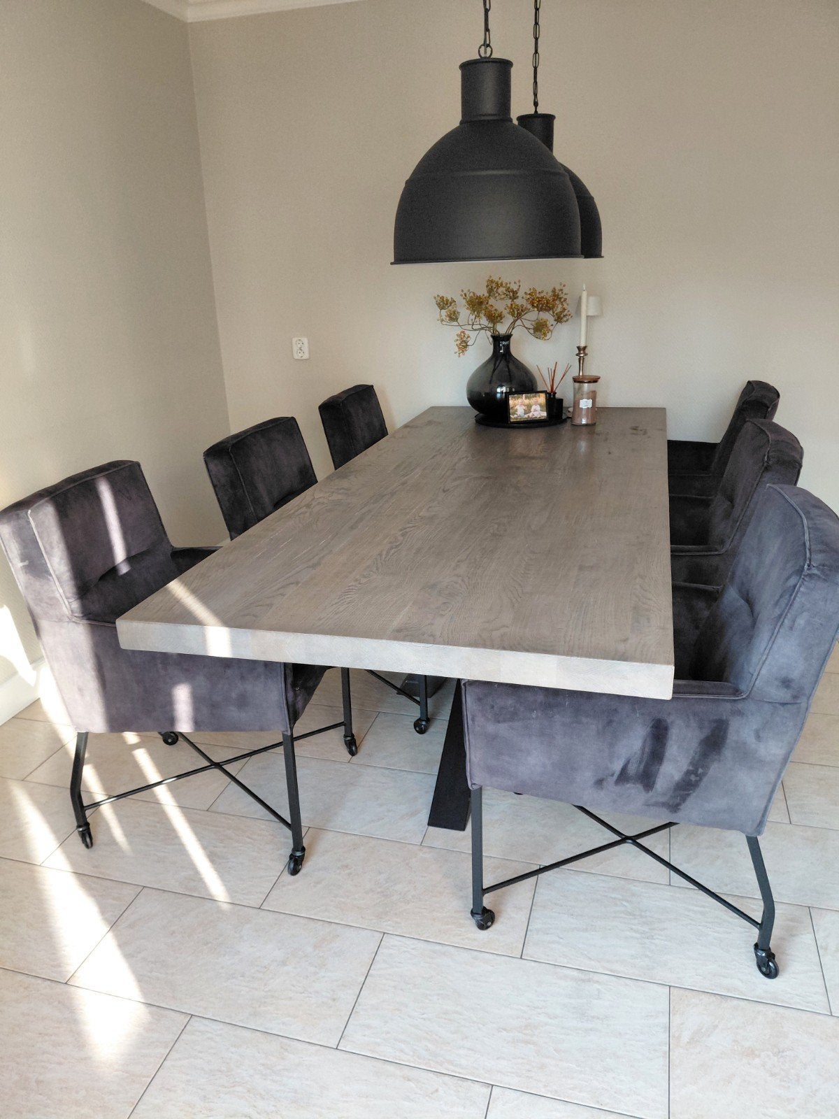 Mooie eethoek met 6 stoelen!, Huis en Inrichting, Ophalen, 4 tot 6 stoelen