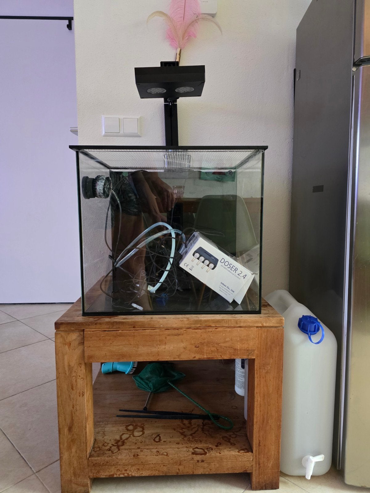 zeeaquarium waterbox 75 liter complete set, Dieren en Toebehoren, Vissen | Aquaria en Toebehoren, Ophalen, Leeg aquarium