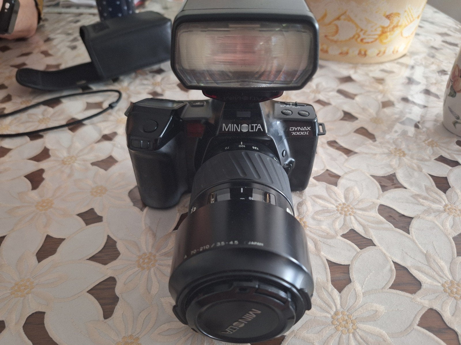 Foto Camera Merk Minolta Met Extra Lens. Vintage., Ophalen of Verzenden, Zo goed als nieuw