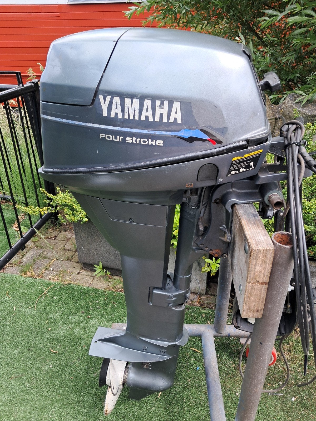 YAMAHA 9.9pk 4 takt high trust werkmotor langstaart, Ophalen, Gebruikt, Met afstandsbediening, 5 tot 10 pk