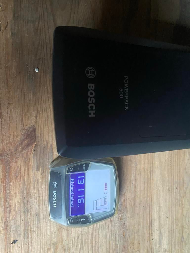 Bosch PowerPack 500Wh accu + Intuvia display, Fietsen en Brommers, Fietsaccessoires | Fietscomputers, Ophalen of Verzenden, Zo goed als nieuw