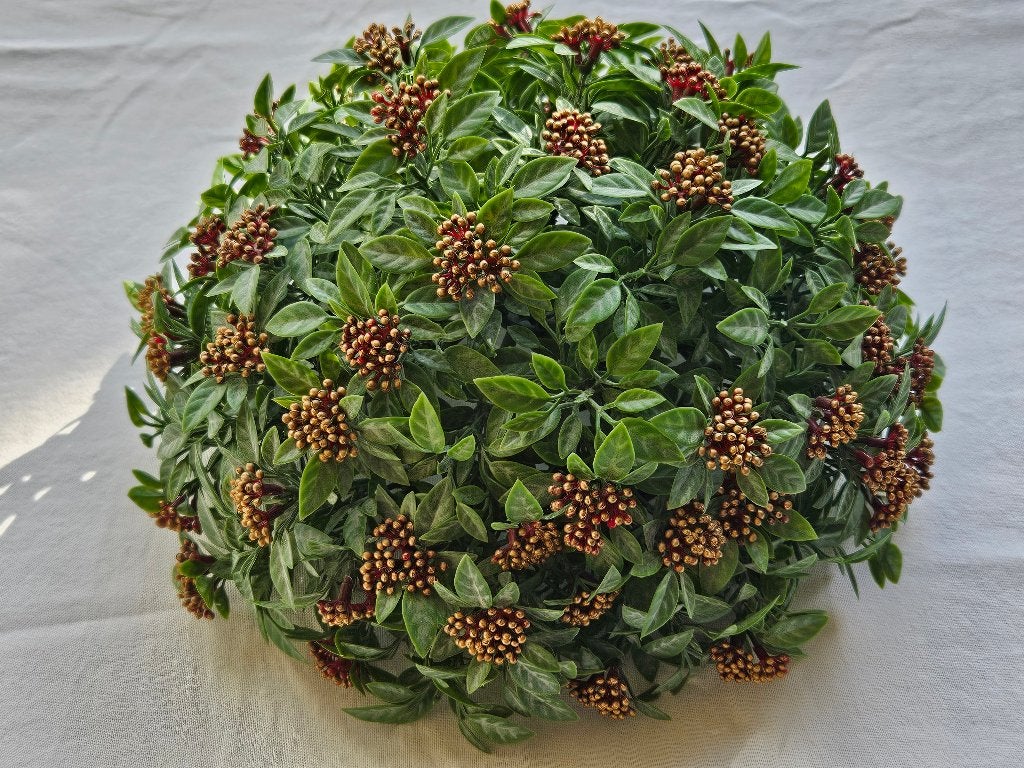 Herfst / kerst tafelstuk kunststof, Ophalen of Verzenden, Gebruikt