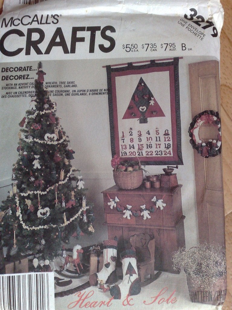 18 x McCall's naaipatronen ,Kerstmis ,Decoraties, Hobby en Vrije tijd, Kledingpatronen, Verzenden, Zo goed als nieuw, Vrouw, Overige merken