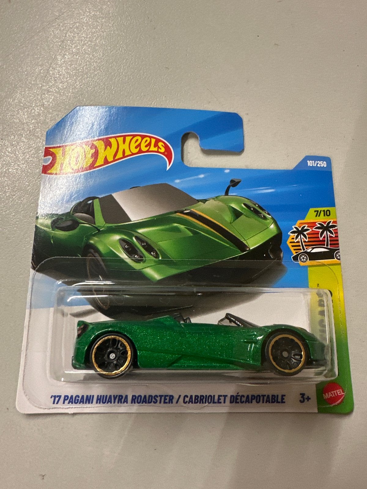 Hot Wheels '17 Pagani Huayra Roadster Groen, Ophalen of Verzenden, Nieuw, Overige typen
