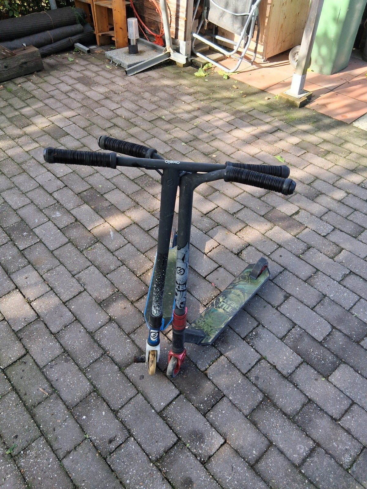 Stuntstep Oxelo, Fietsen en Brommers, Ophalen of Verzenden, Gebruikt, Gewone step, Oxelo, Till Death