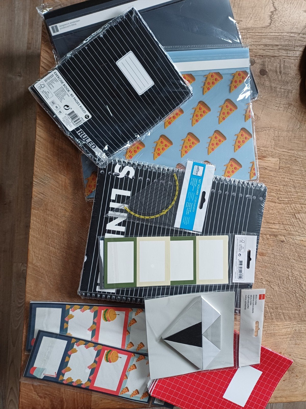 Nieuw schoolspullen: schriften, etiketten, snelhechters etc, Ophalen of Verzenden, Nieuw