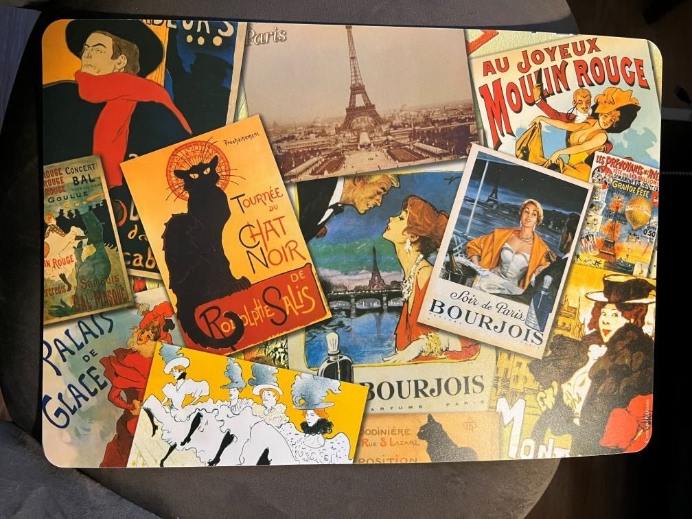 3 placemats vintage nieuw, Overige typen, Ophalen of Verzenden, Nieuw, Overige materialen