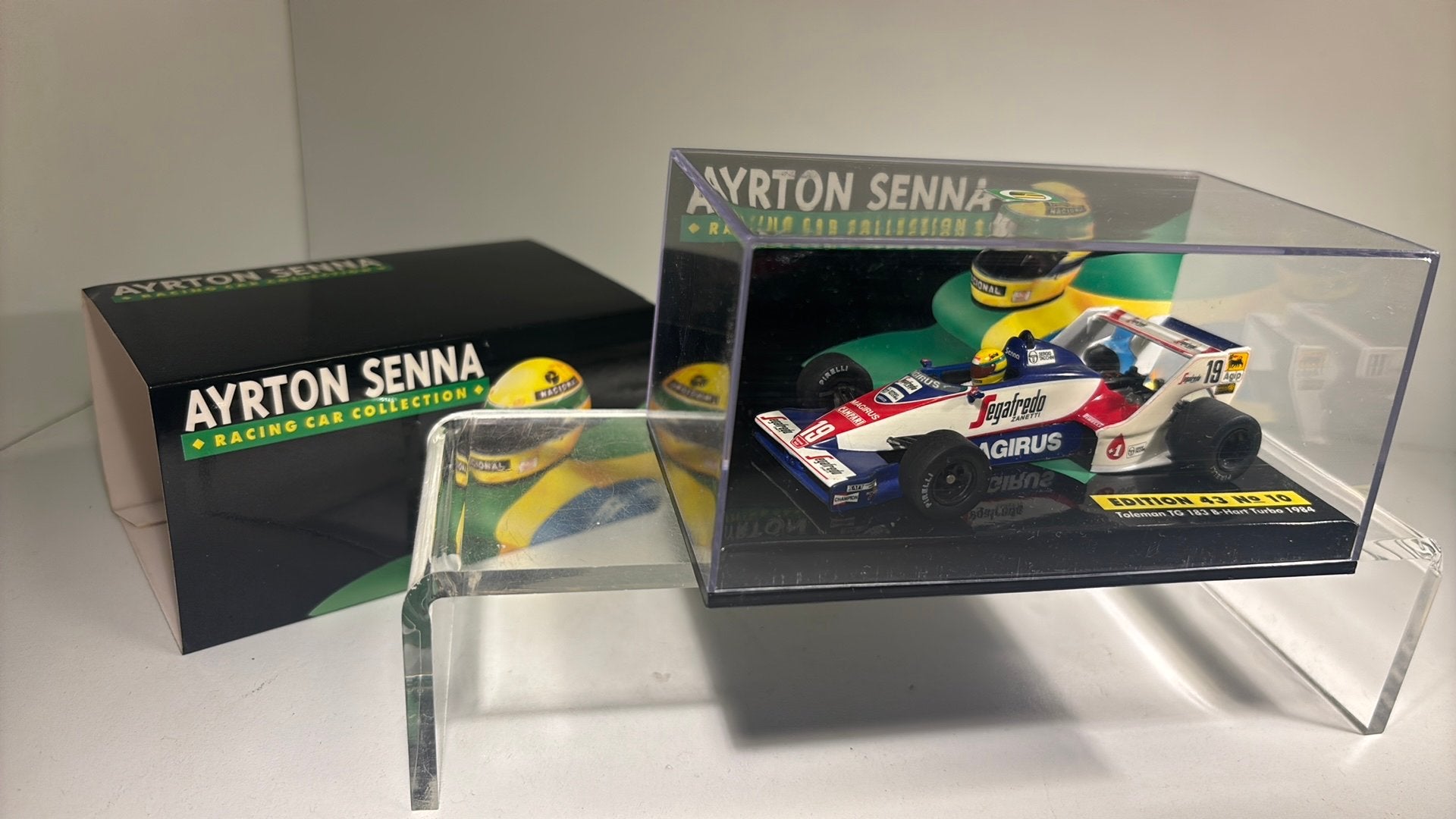 F1 toleman gt 183 b-hart turbo 1984 senna minichamps 1.43