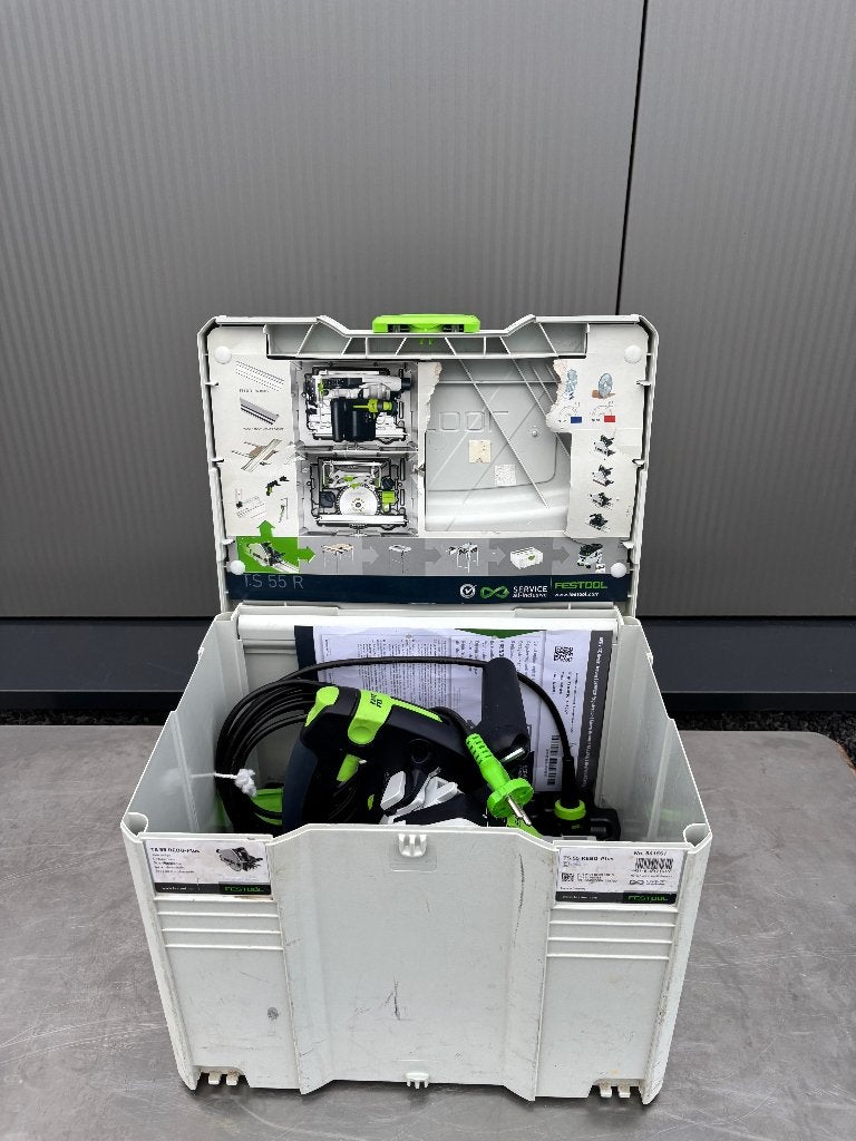 Festool invalzaag TS 55 REBQ-Plus incl systainer, 70 mm of meer, Customerservice-nl@festool.com, Ophalen of Verzenden, 1200 watt of meer