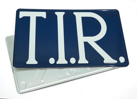 Tir bordje Daf 106 T.I.R., Ophalen