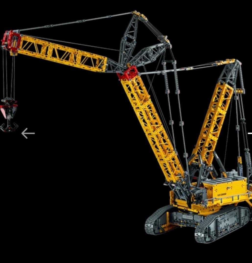 LEGO Technic 42146 Liebherr LR 13000 Kraan, Ophalen, Zo goed als nieuw