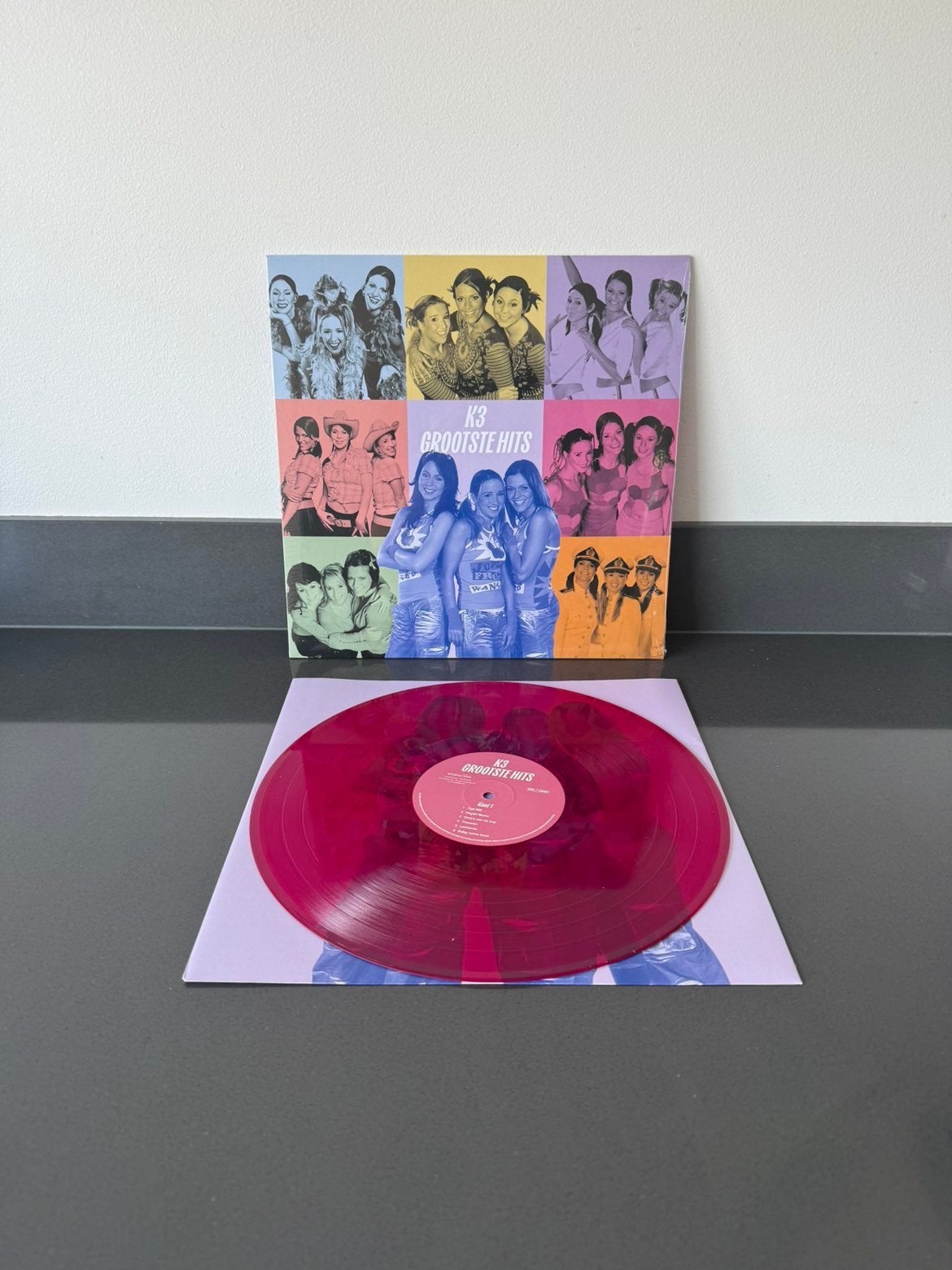 K3 grootste hits coloured roze vinyl, Cd's en Dvd's, LP, Colored vinyl, Ophalen of Verzenden, Zo goed als nieuw