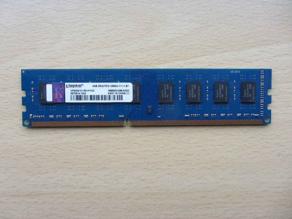 Kingston 4GB PC3-12800 DDR3-1600MHz non-ECC Unbuffered CL11, Computers en Software, RAM geheugen, DDR3, Ophalen of Verzenden, Desktop