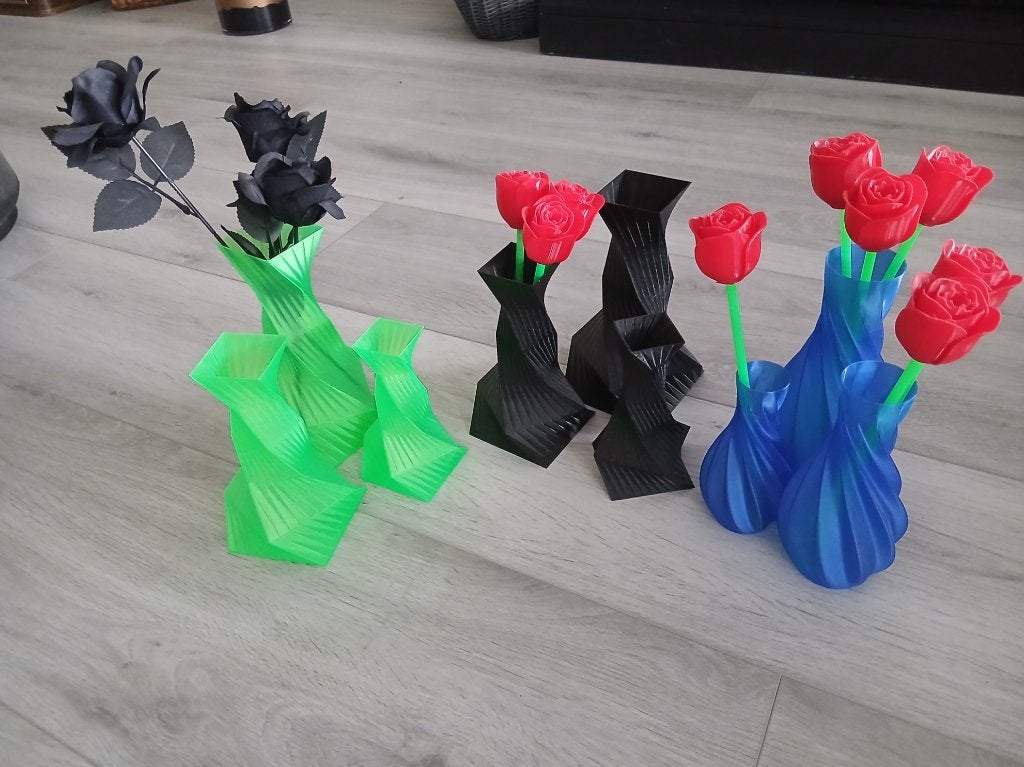 partij Vazen en Kunstbloemen, Huis en Inrichting, Kunststof, Overige kleuren, Nieuw, Ophalen of Verzenden