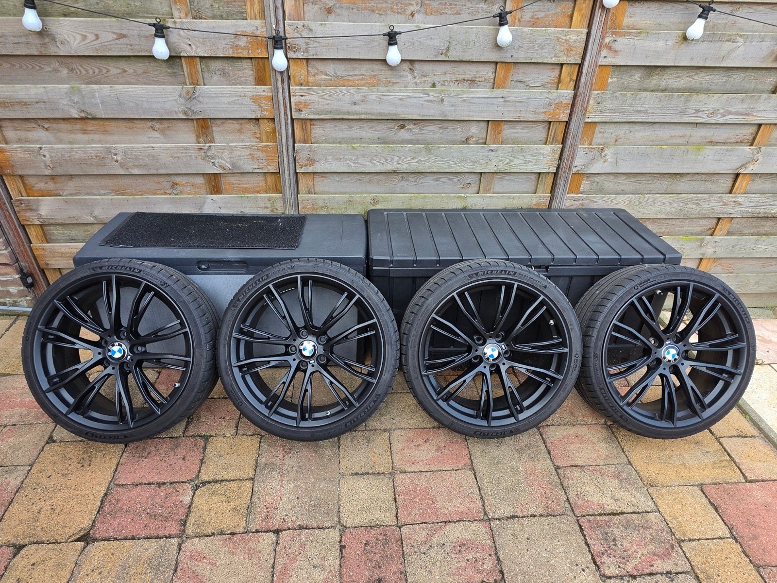Bmw 20Inch matzwarte breedset voor F30/F31/F32 Style 624, Ophalen, 19 inch, 255 mm, Zomerbanden