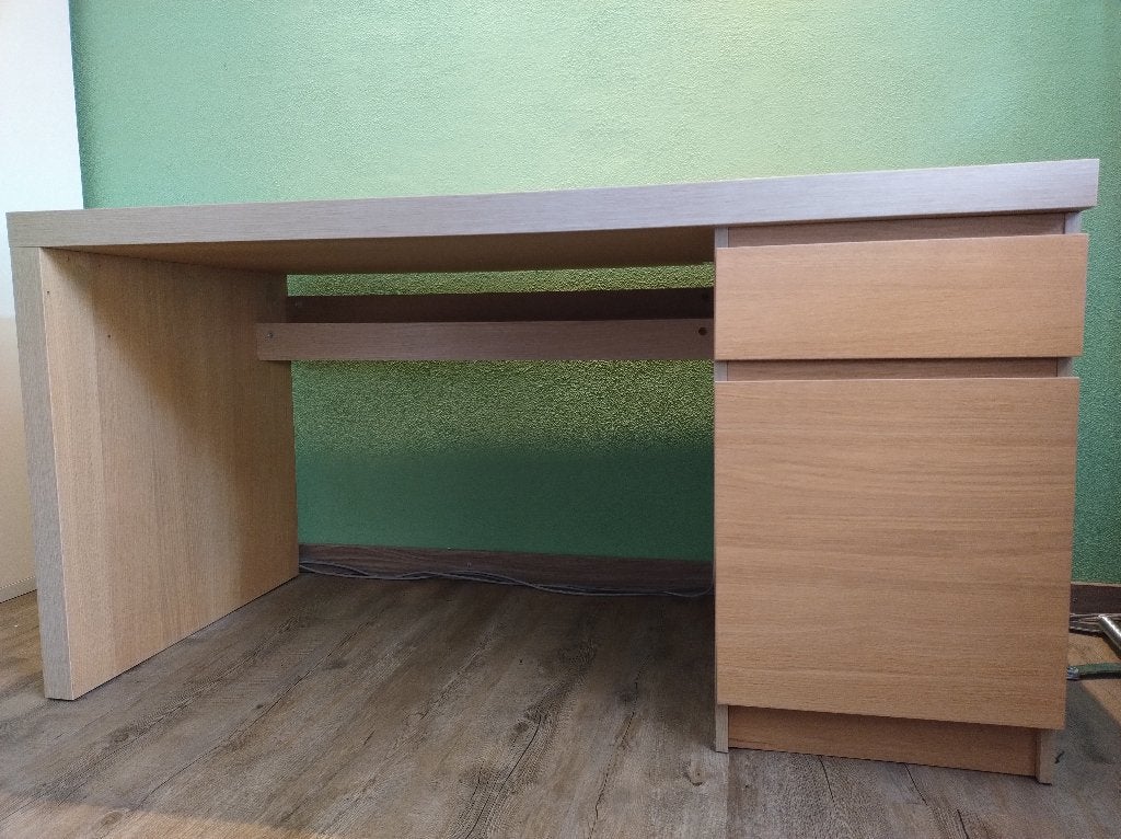 IKEA Malm bureau 140x60, Ophalen, Zo goed als nieuw, IKEA, 140 cm