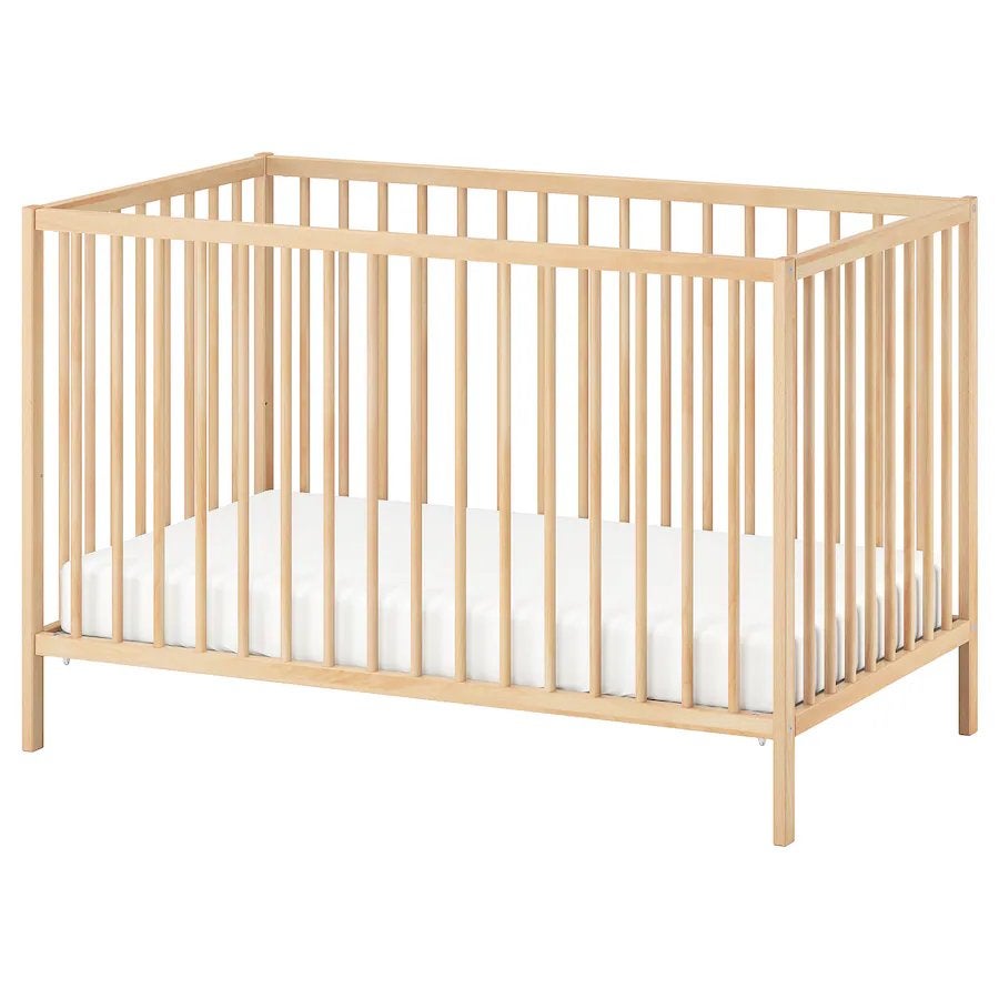 Ikea SNIGLAR Houten Ledikant met Matras - eventueel 2 stuks, Ophalen, Zo goed als nieuw, Ledikant