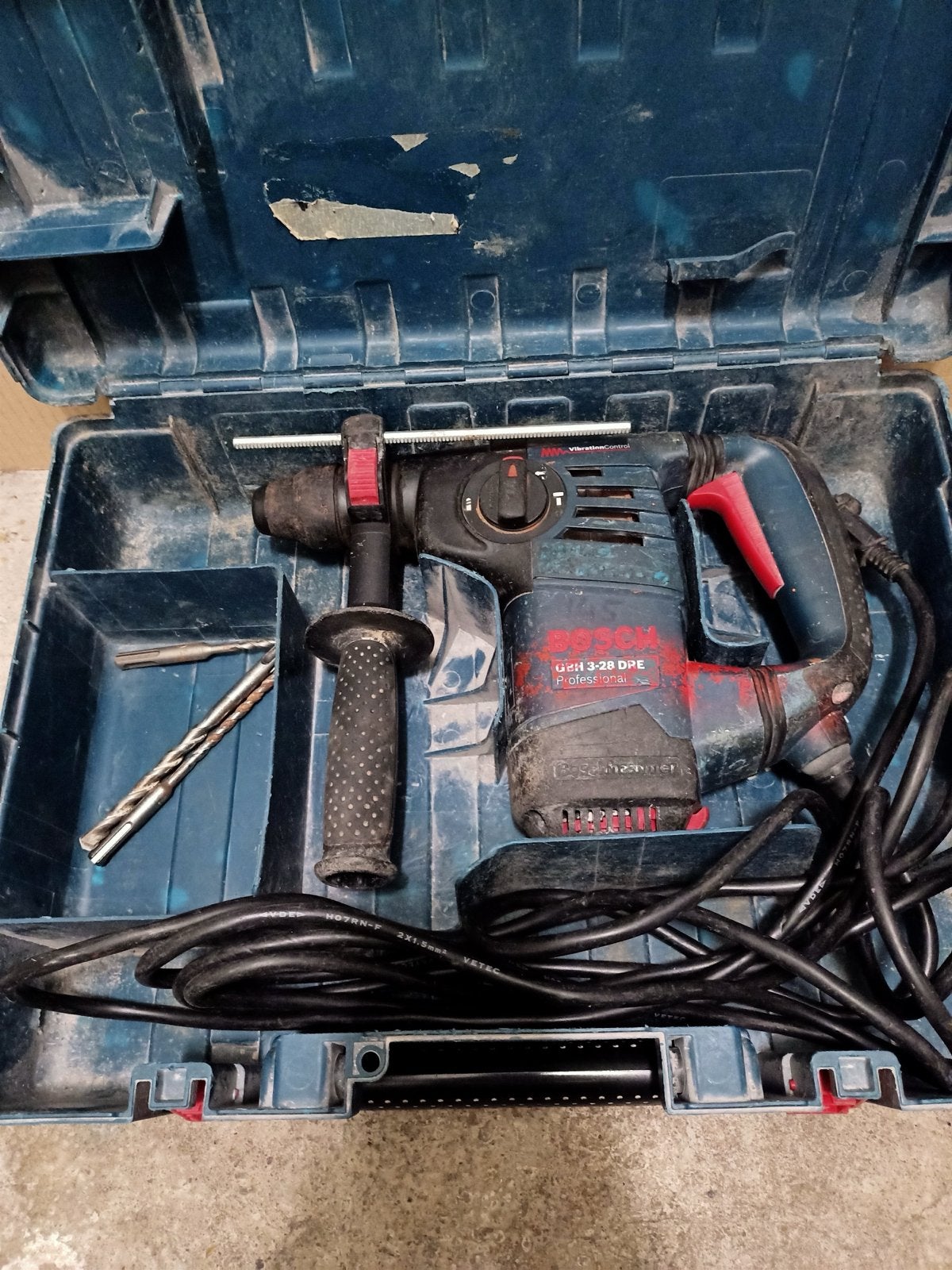 Bosch GBH 3-28 DRE Boorhamer met koffer, Ophalen, Boor- en/of Breekhamer, Klopboormechanisme, Gebruikt