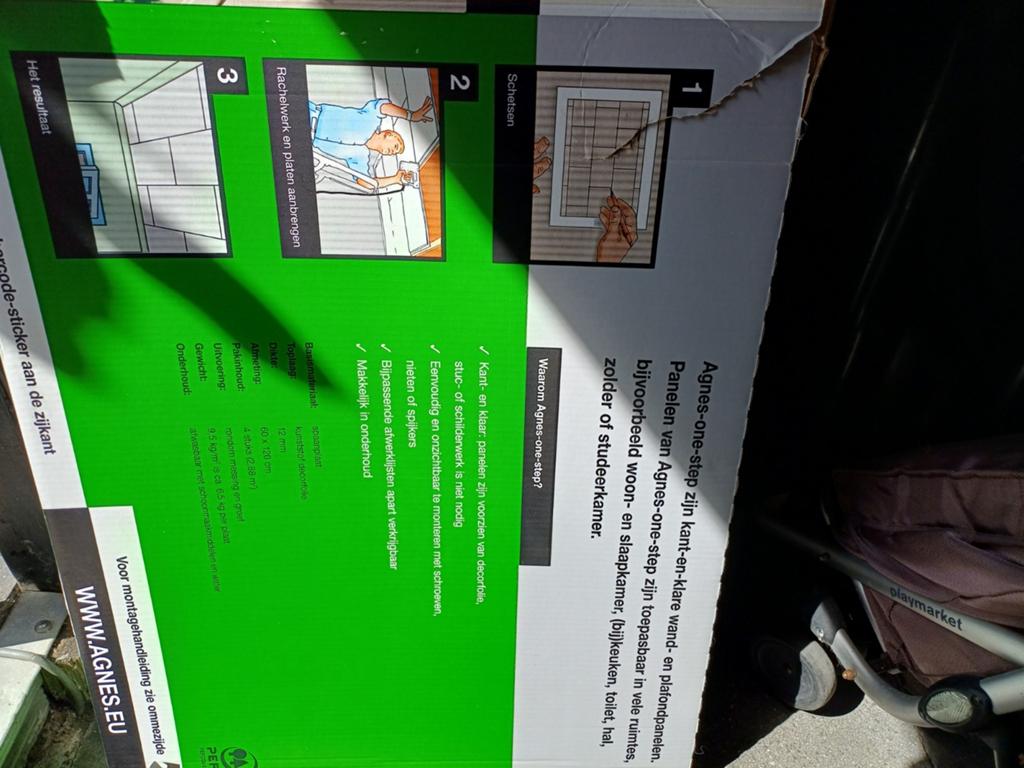 Agnes plafondplaat gratis ophalen, Doe-het-zelf en Verbouw, Platen en Panelen, Ophalen