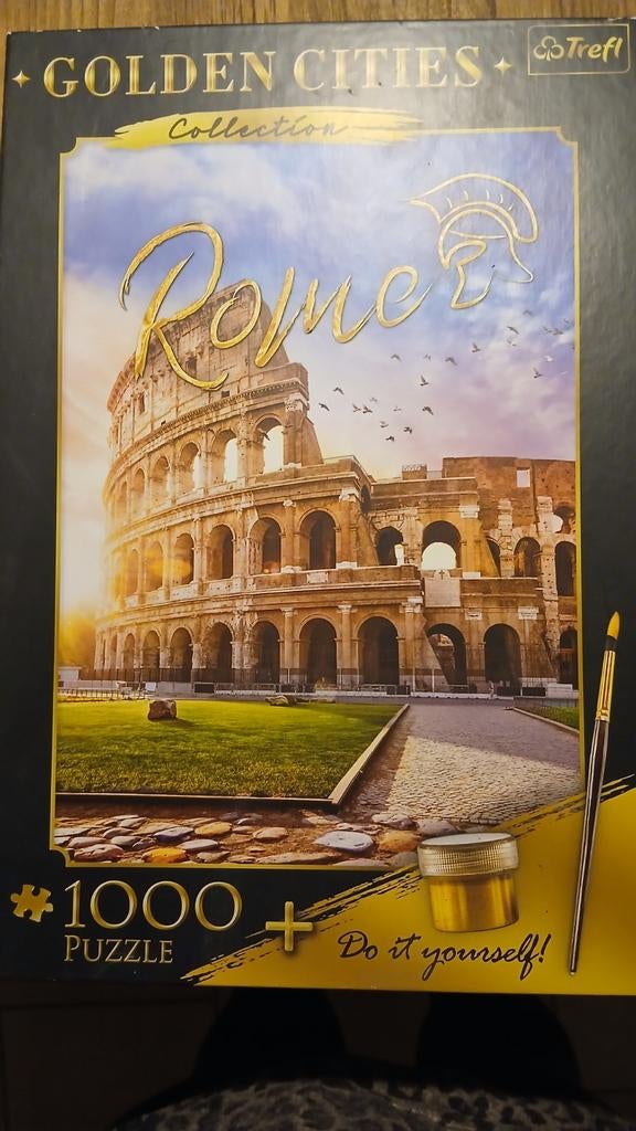 Puzzel 1000 stukjes Rome colosseum, Ophalen of Verzenden, 500 t/m 1500 stukjes, Zo goed als nieuw, Legpuzzel