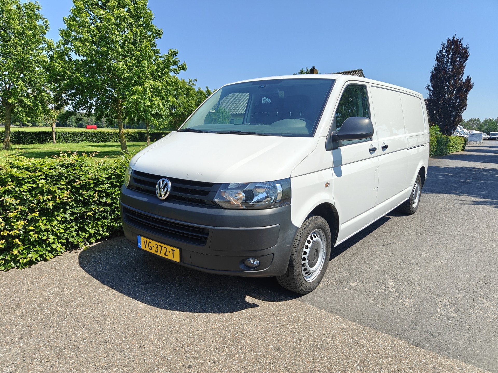 Volkswagen Transporter 2.0 TDI L2H1 AIRCO/DSG BJ 2014, Auto's, Bestelauto's, Euro 5, Stof, 4 cilinders, Volkswagen