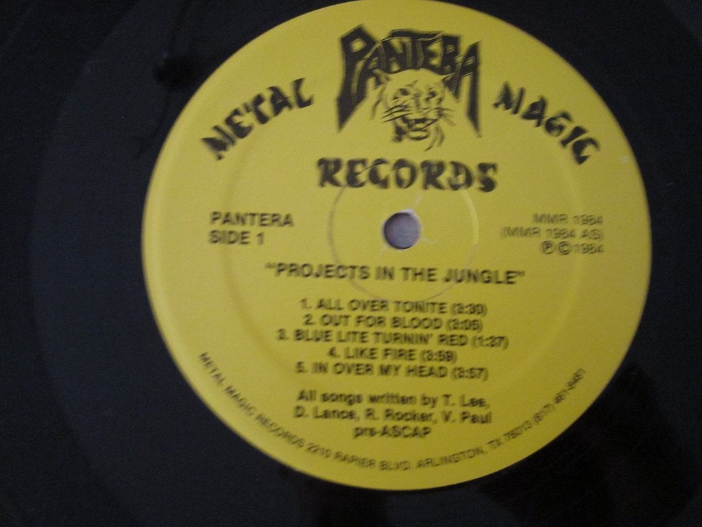 Foto 5 van Pantera -Projects In The Jungle 1984 Metal Magic MMR 1984 LP