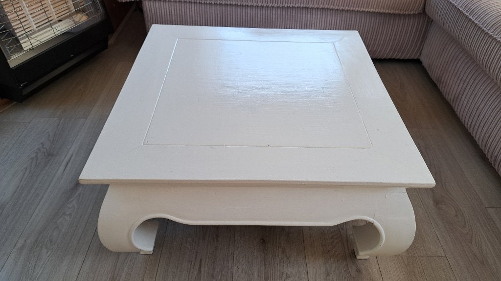 Salon tafel / Opium tafel, Ophalen, Gebruikt, 50 tot 100 cm, Vierkant