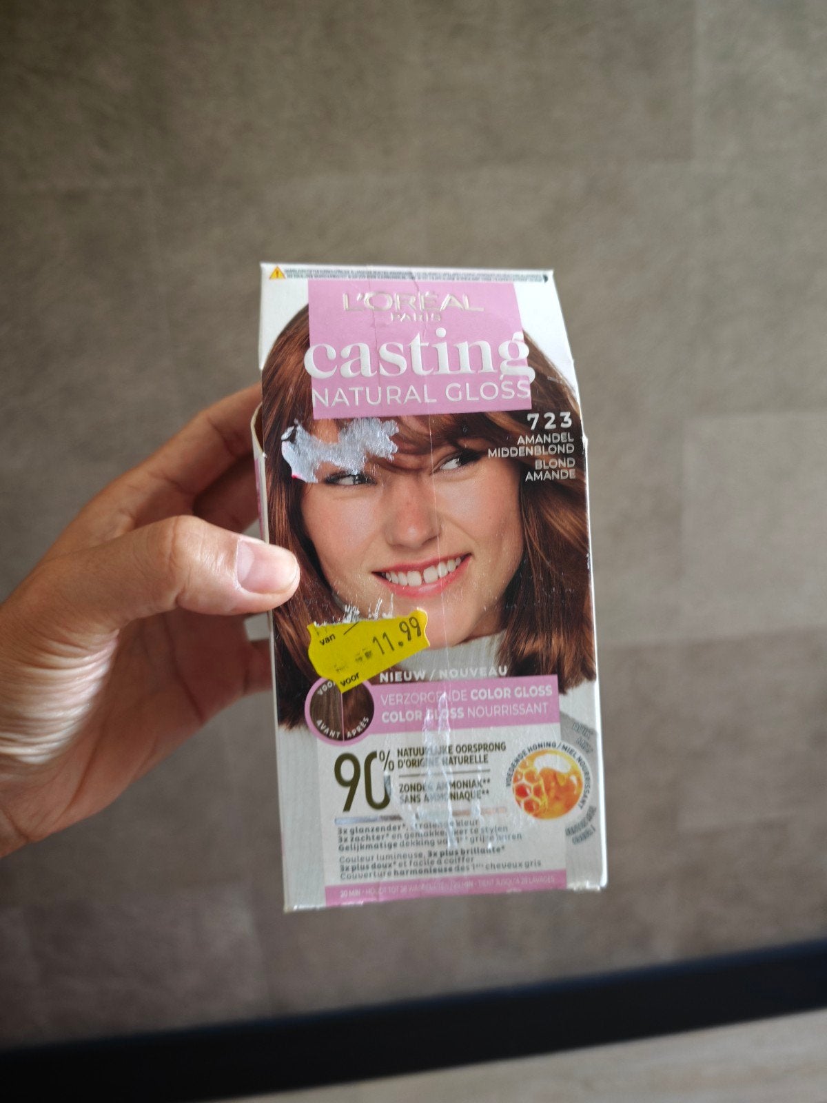 L'Oréal Casting Natural Gloss Haarverf 723 Amandel, Ophalen of Verzenden