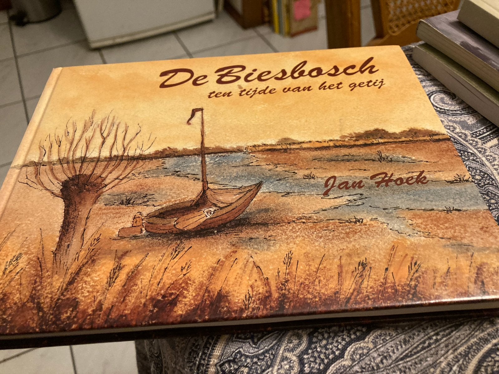 De Biesbosch ten tijde van het getij - Jan Hoek, Ophalen of Verzenden, Gelezen, Natuur algemeen